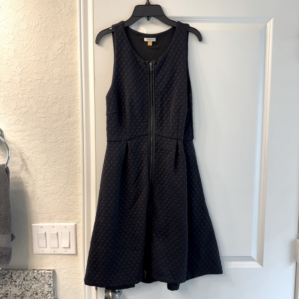 Anthropologie Leifsdottir Elegant Black Sleeveless Dress